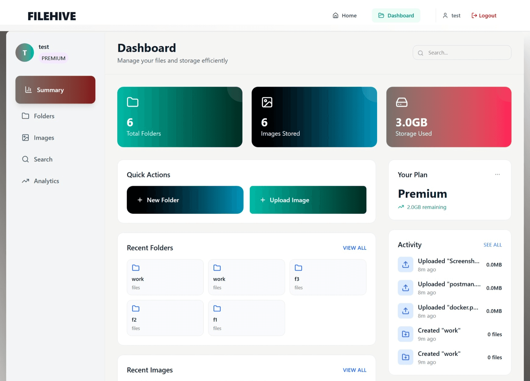 FileHive project preview